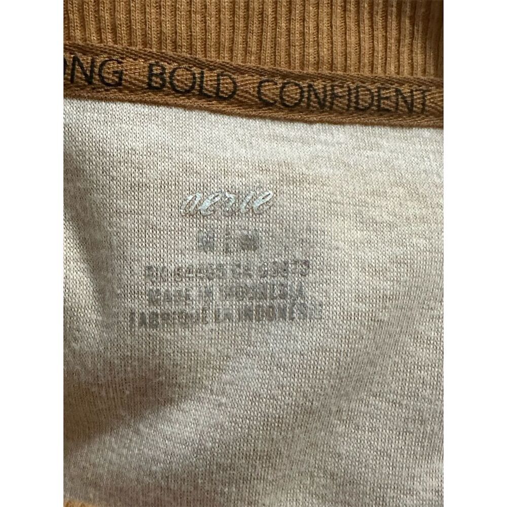 Aerie Women's Oversized Fuzzy Pullover Sweatshirt Orange Size M - Picture 3 of 7